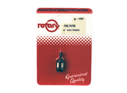 Fuel Filter 1/8" Carded #4995 — Rotary 18387