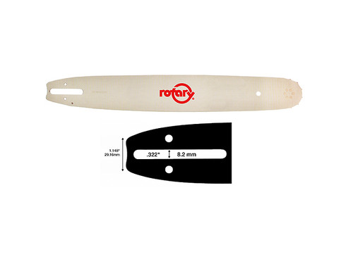 8" 3/8 .043 Consumer Bar — Rotary 9111108