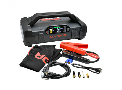 Lokithor 2500 Amp Jump Starter with Air Compressor — Rotary JA302