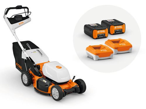 STIHL RMA 756 V Battery Powered Lawn Mower Set w/2x AP 500 S & 2x AL 301 Chargers WA71-211-0000-US