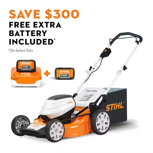 RMA 510 CORDLESS LAWN MOWER KIT W/COVER 6372 200 0003