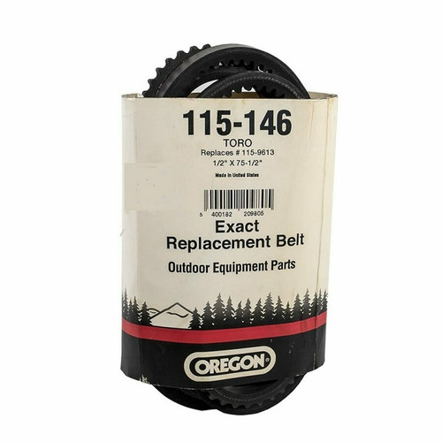 Replaces Toro Belt 115-9613 — Oregon 115-146