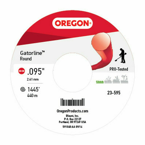 Round Red Gatorline .095 5Lb S — Oregon 23-595