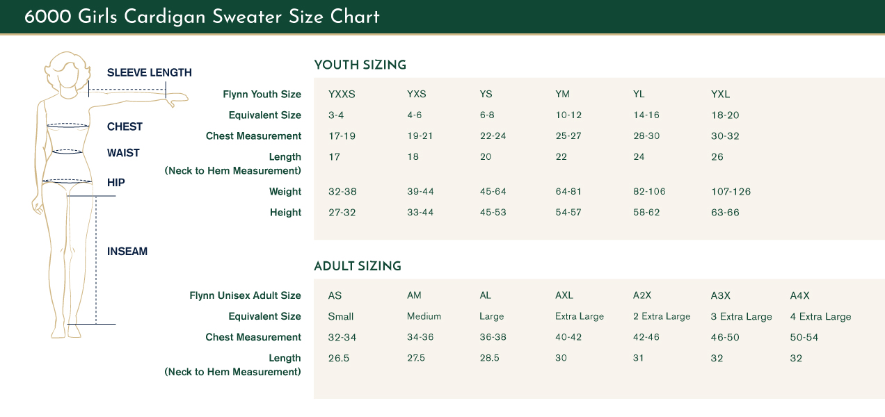 size chart size chart