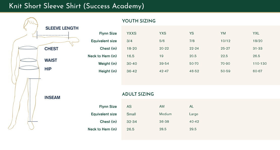 size chart size chart