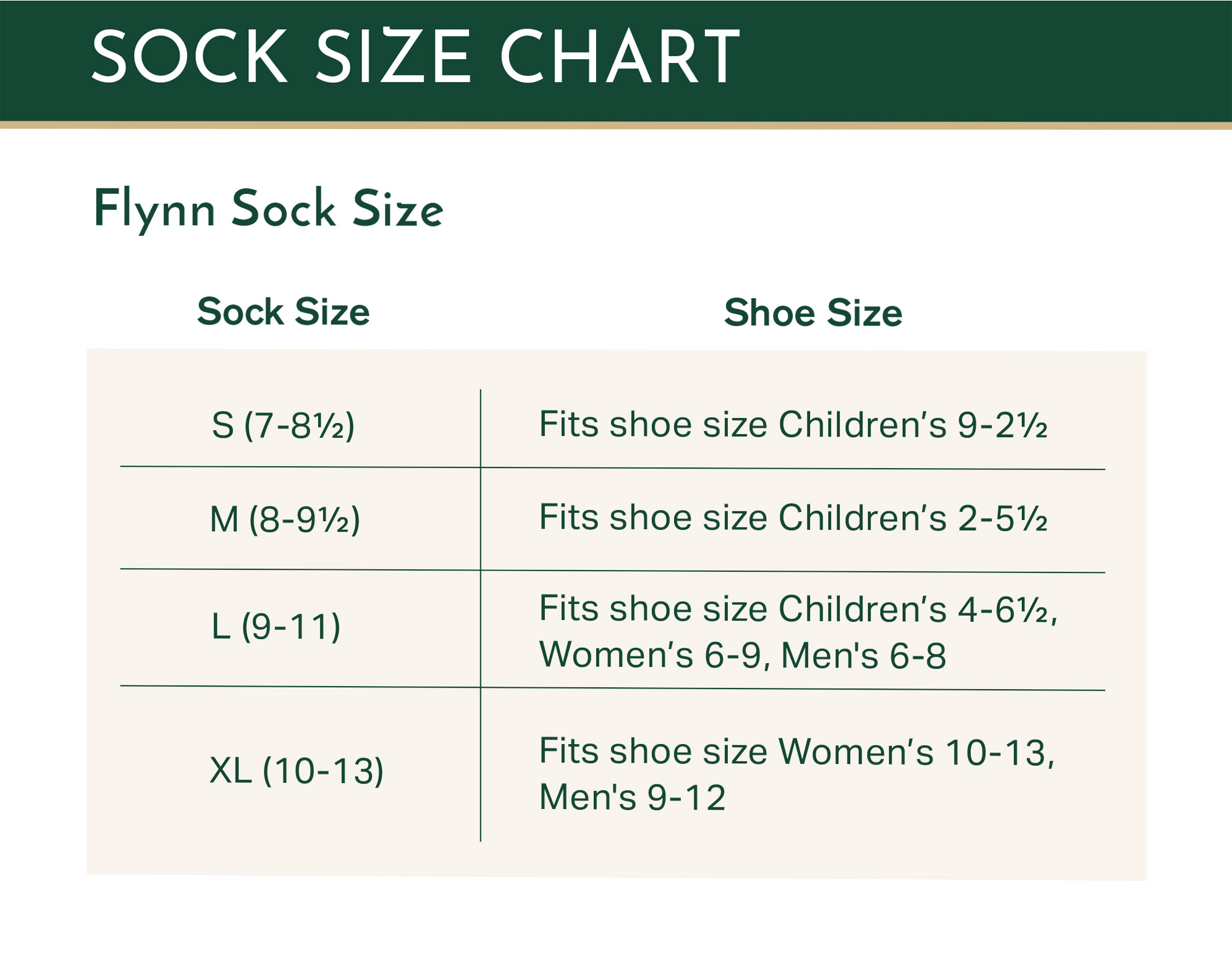 size chart size chart