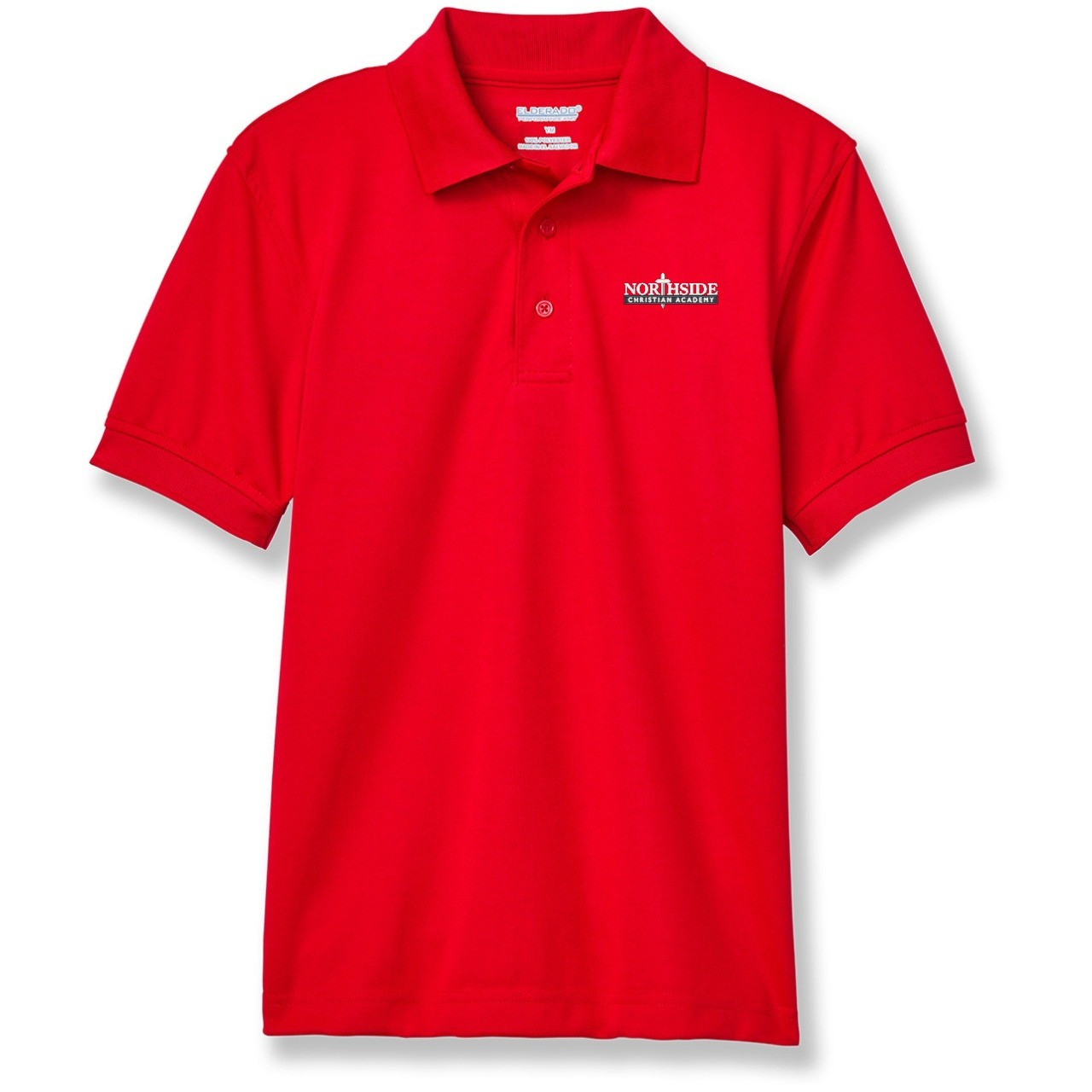 Performance Polo Shirt with embroidered logo [SC007-8500-NSC-RED