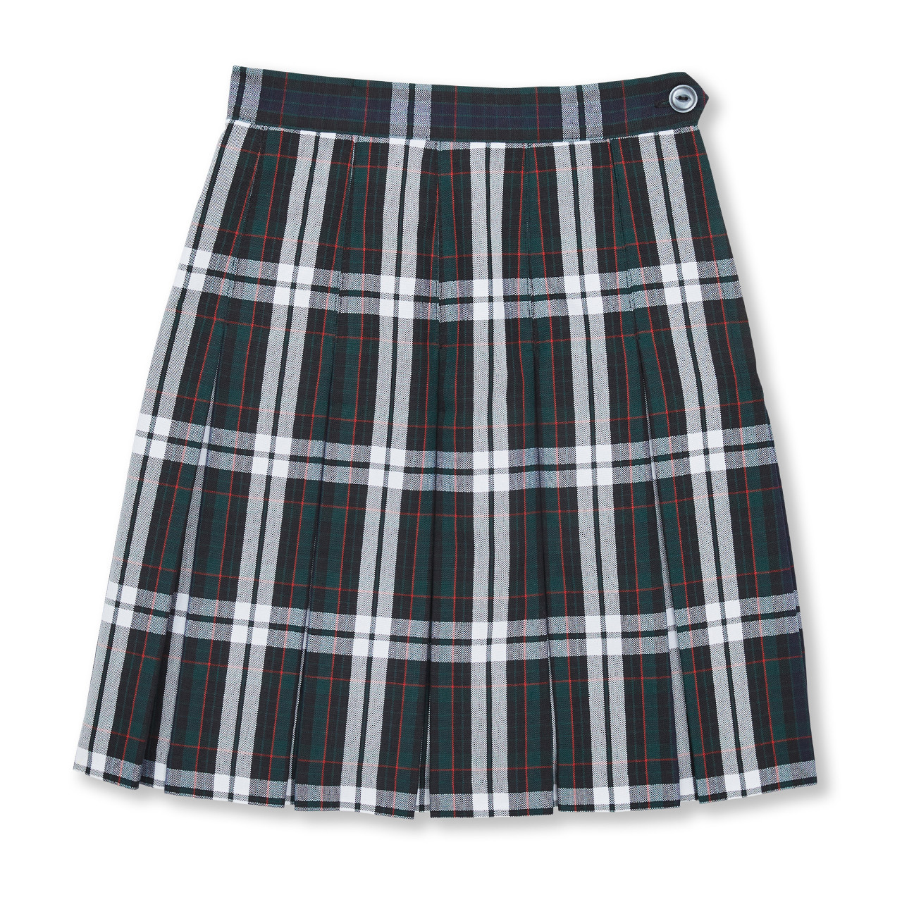 Box Pleat Skirt [TX187-505-89-NV/RD/WH] - FlynnO'Hara Uniforms