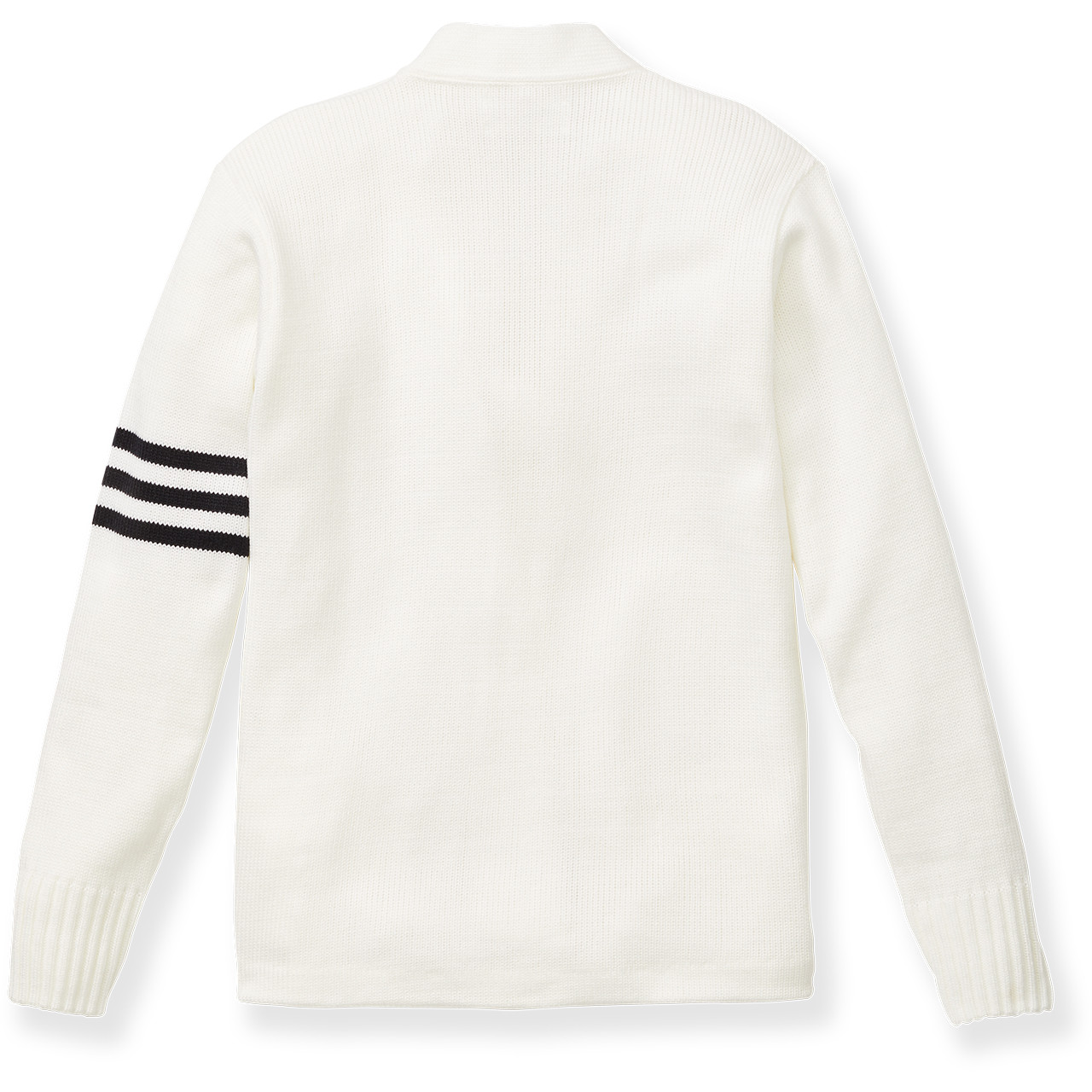 SWEET YEARS SV LOGO KNIT SWEATER ホワイトS V-Neck Varsity Cardigan Sweater with embroidered logo [OH007-3461