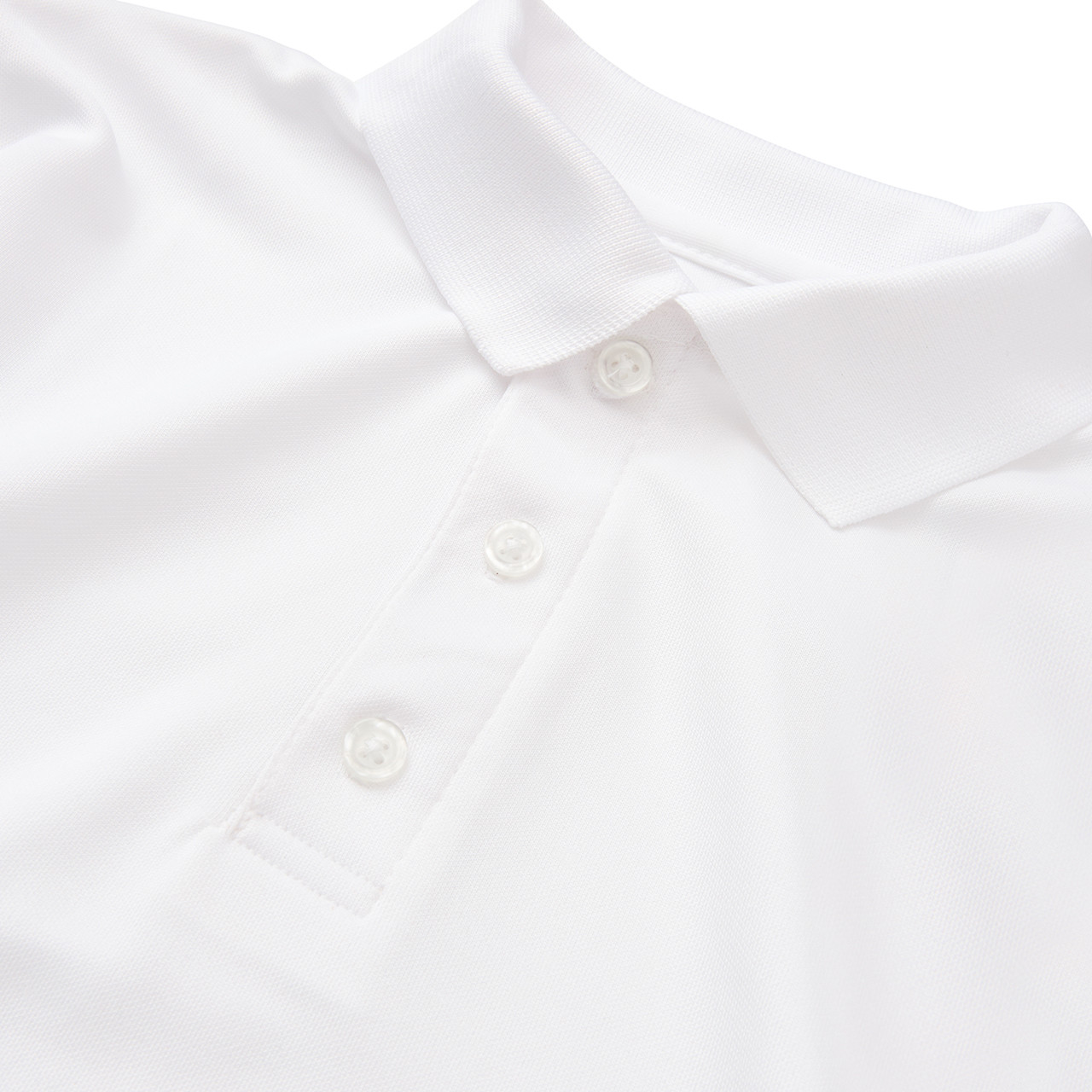 Performance Polo Shirt with embroidered logo [TX103-8500-MMH-WHITE