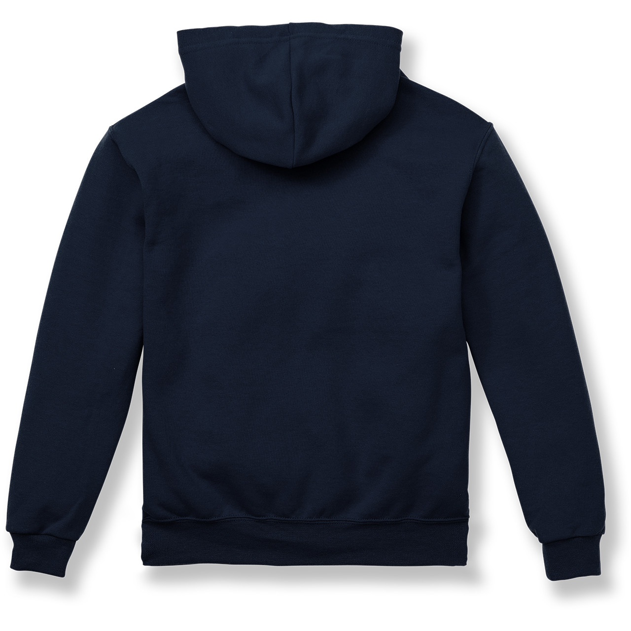 Full-Zip Hooded Sweatshirt with heat transferred logo [NJ144-993