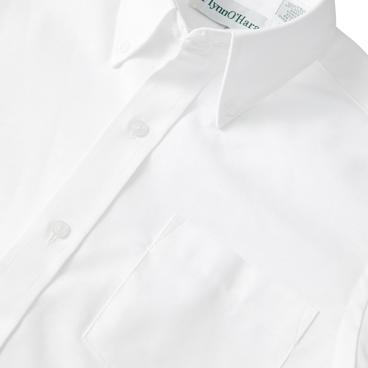 Short Sleeve Oxford Shirt [NJ088-OXF-SS-WHITE] - FlynnO'Hara