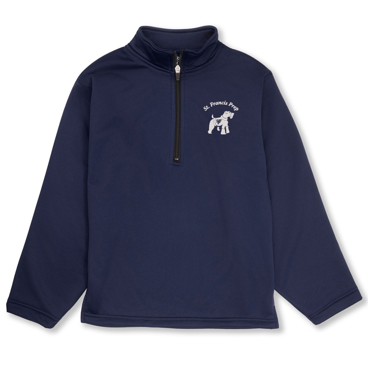 1/4-Zip Performance Fleece Pullover with embroidered logo [NY636