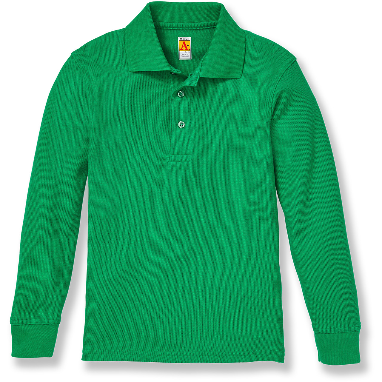 Long Sleeve Polo Shirt with embroidered logo [NY420-KNIT/ZET