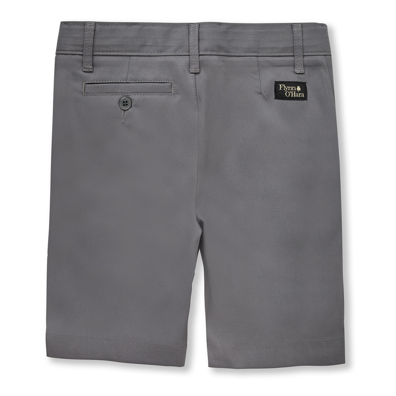 Boys' Performance Fabric Walking Shorts [TX224-7049-GREY] - FlynnO