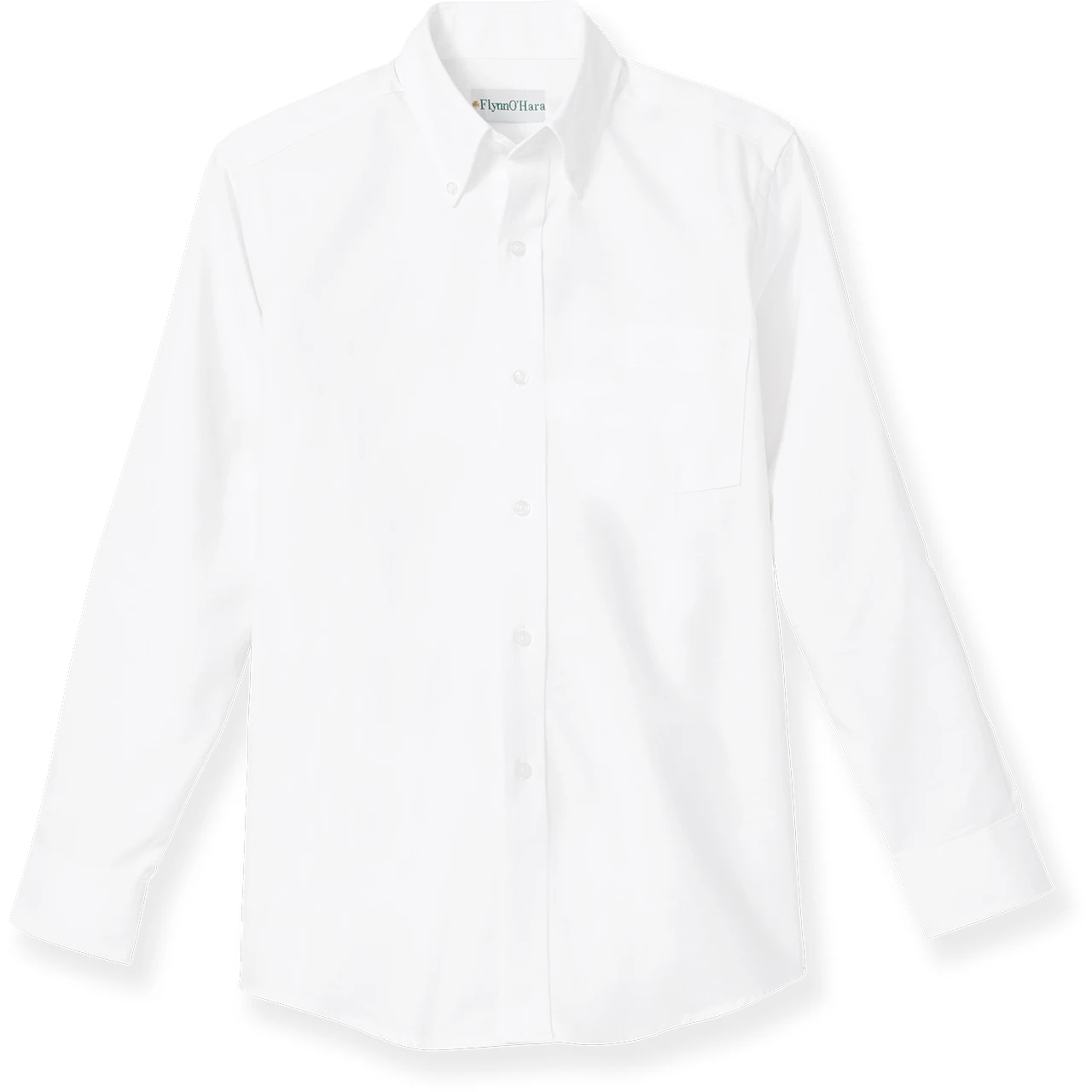 Long Sleeve Oxford Shirt with heat transferred logo [TX167-OX-L