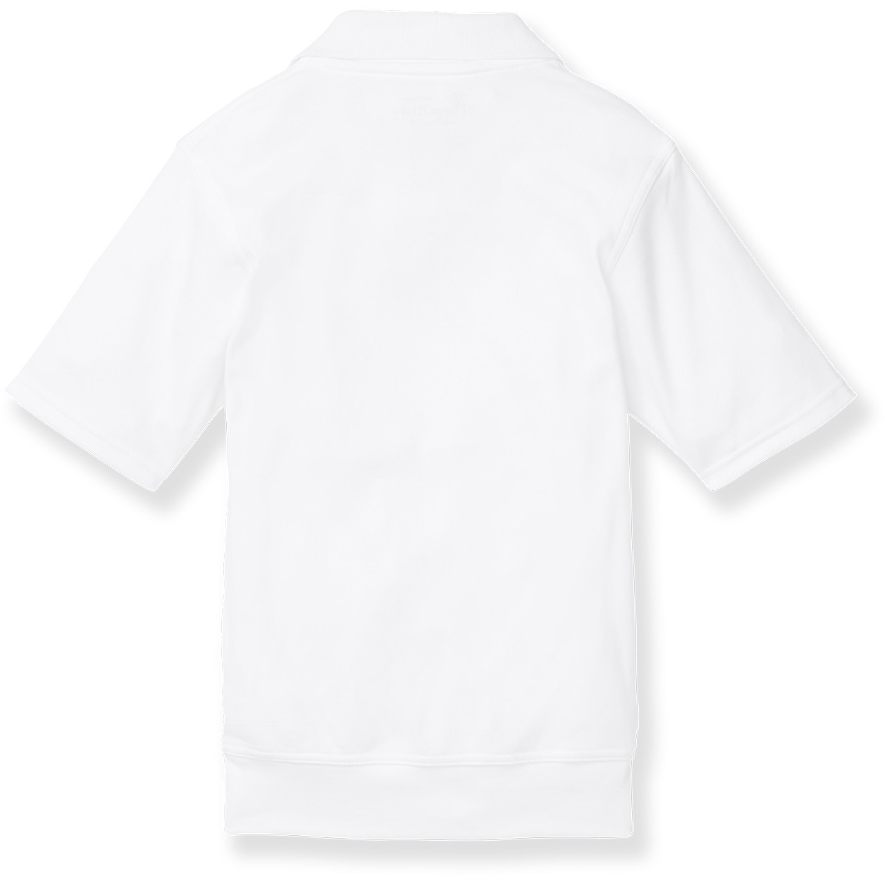 Short Sleeve Banded Bottom Polo Shirt with embroidered logo [NJ170