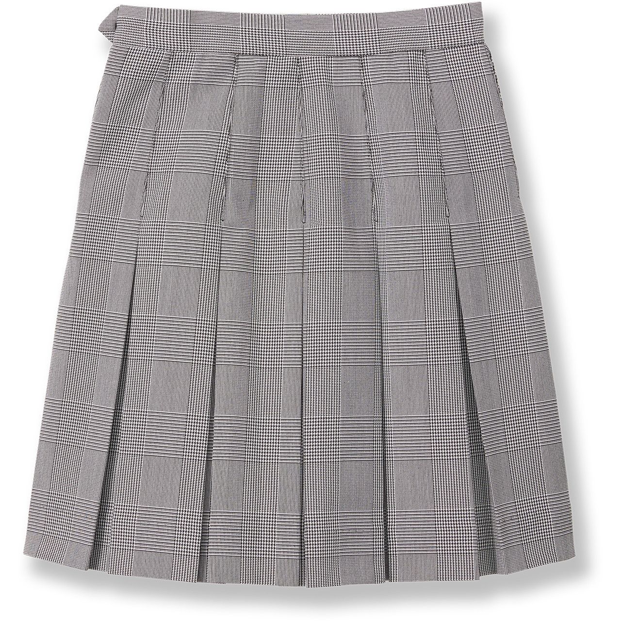 Box Pleat Skirt [TN006-505-230-BK/WH PL]