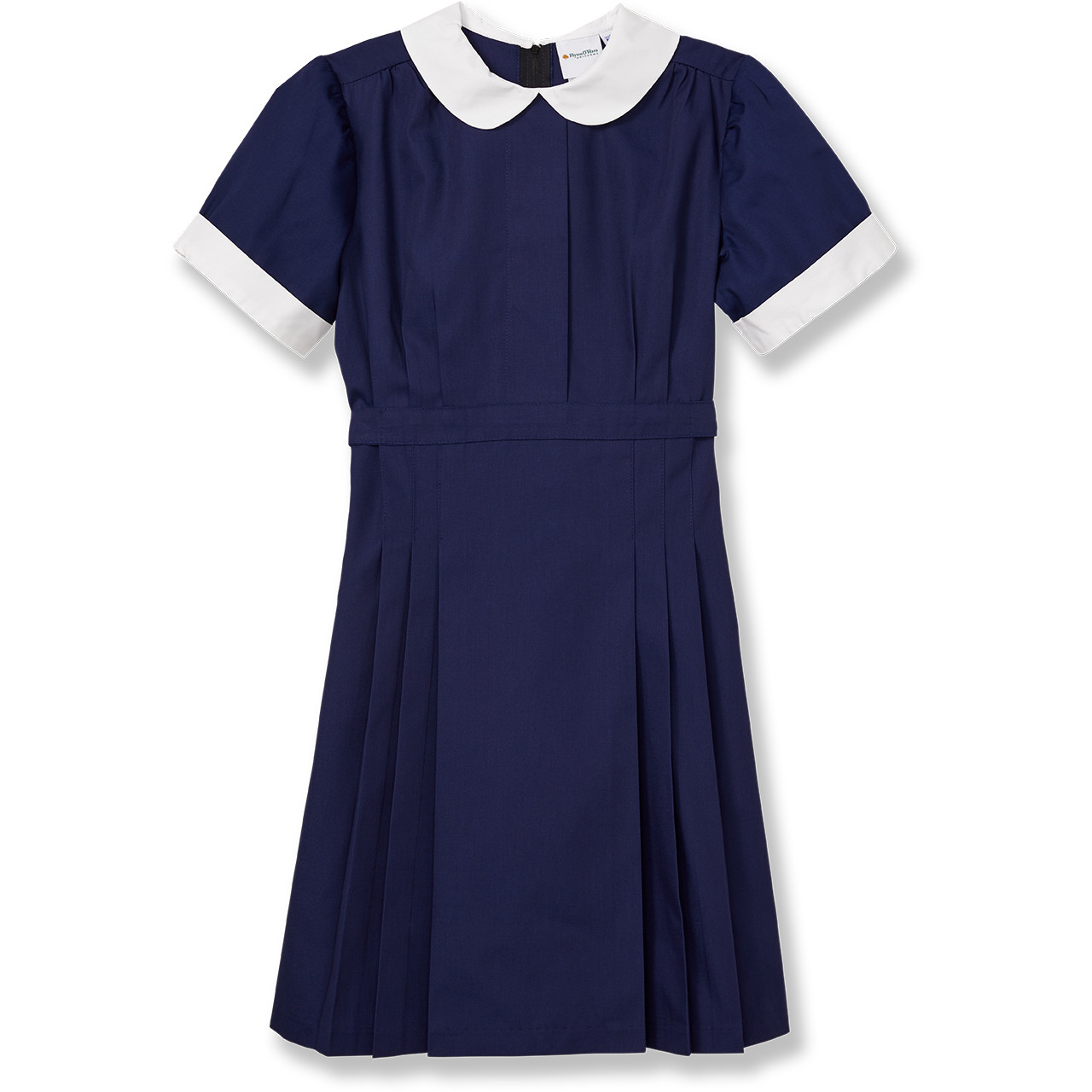 Peterpan Collar Dress [MD283-569-NV W/WH] - FlynnO'Hara Uniforms