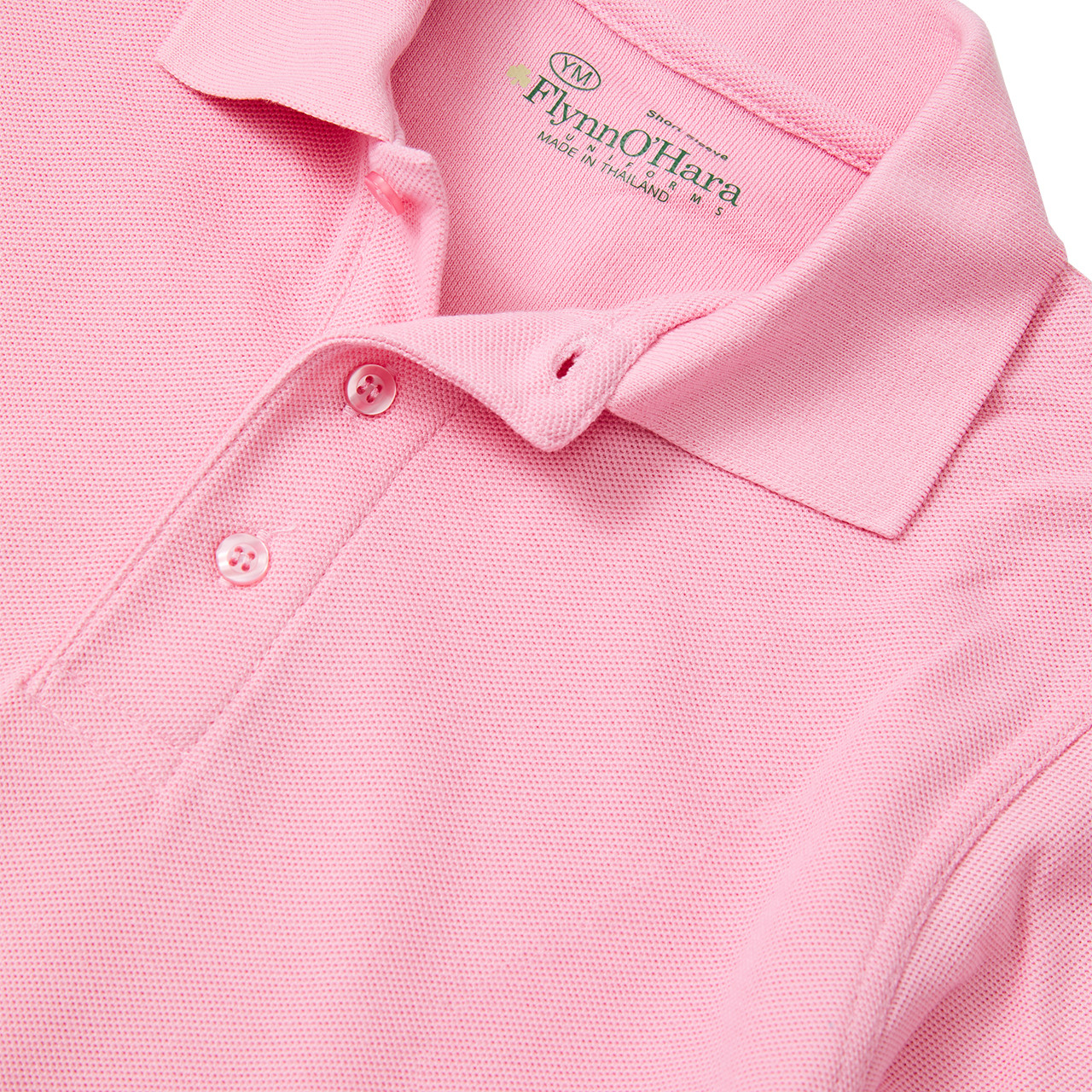 Short Sleeve Polo Shirt [IA001-KNIT-SS-PINK] - FlynnO'Hara