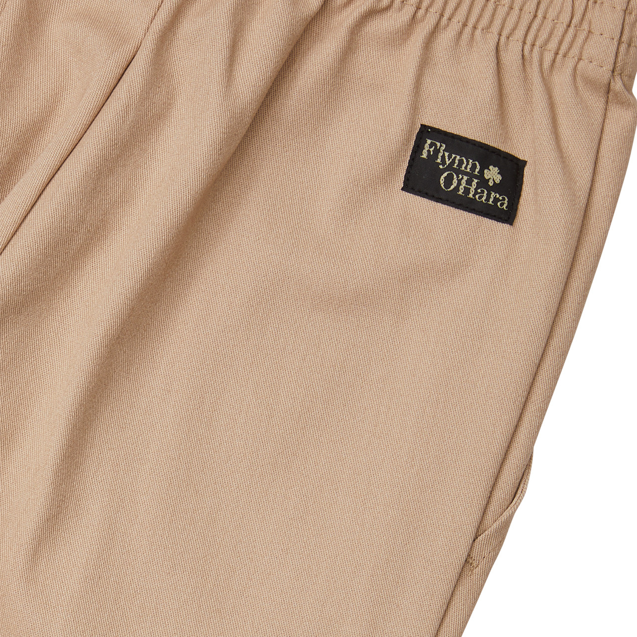 Pull-On Elastic Waist Pants [NJ281-PULL ON-KHAKI] - FlynnO'Hara Uniforms