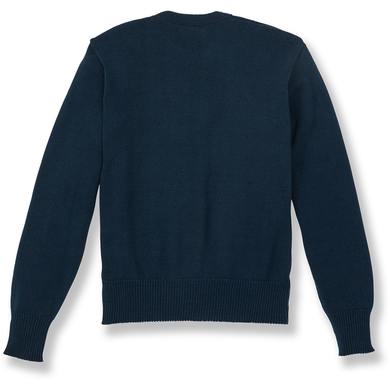 Cotton Crewneck Pullover Sweater [AK021-2130-NAVY] - FlynnO'Hara