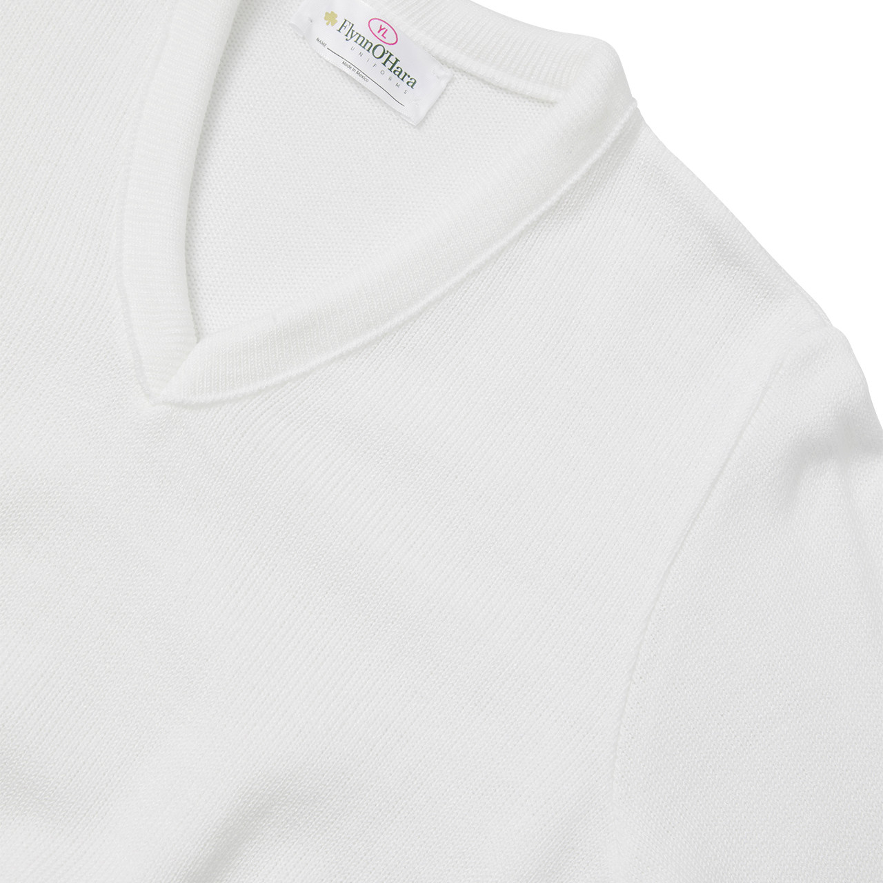 V-Neck Pullover Sweater [AK021-6500-WHITE] - FlynnO