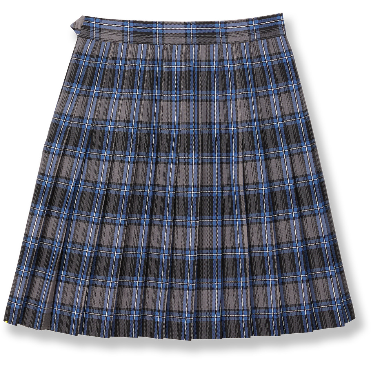 Knife Pleat Skirt [PA605-532-47-BLUE/GY]