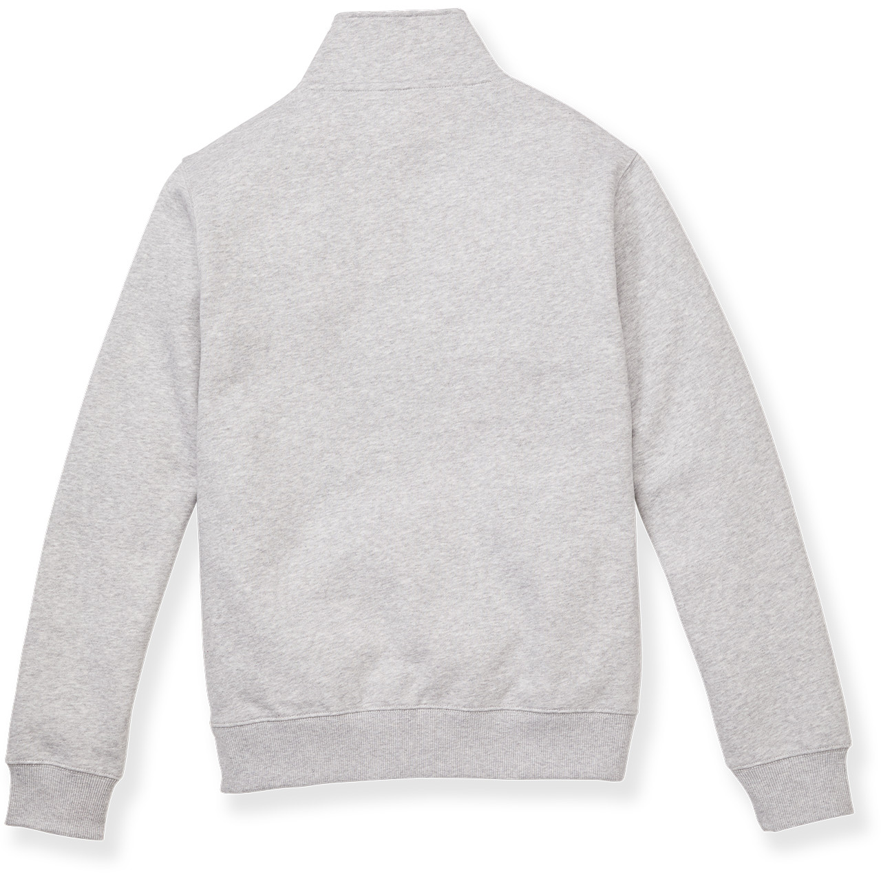 1/4 Zip Sweatshirt with heat transferred logo [NJ272-ST253-HE GREY