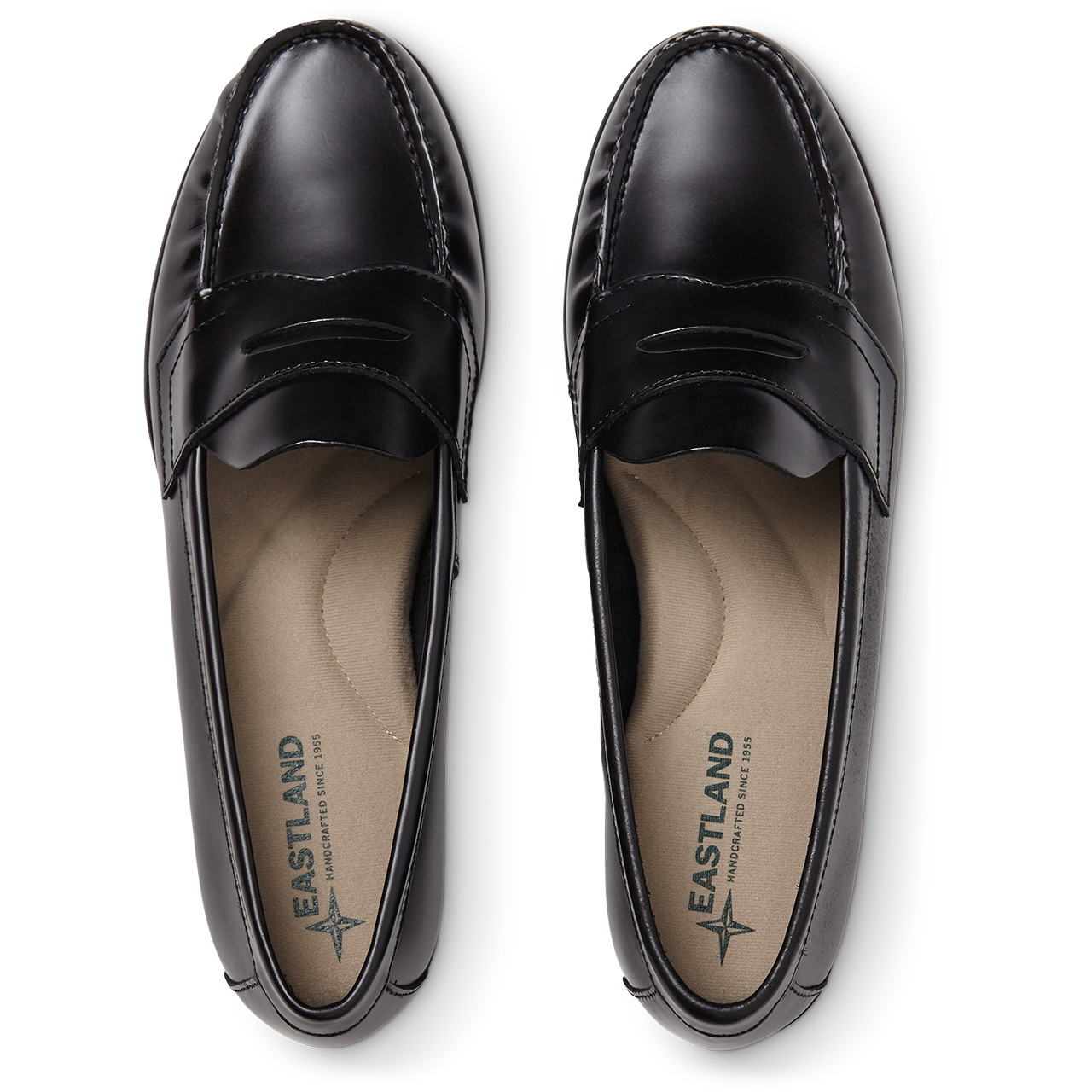 Women's Penny Loafer [FL024-3921BKW-BLACK] - FlynnO'Hara Uniforms