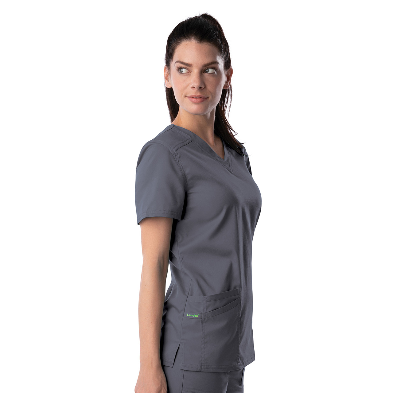 Women's Proflex V-Neck Top with embroidered logo [NY184-4160