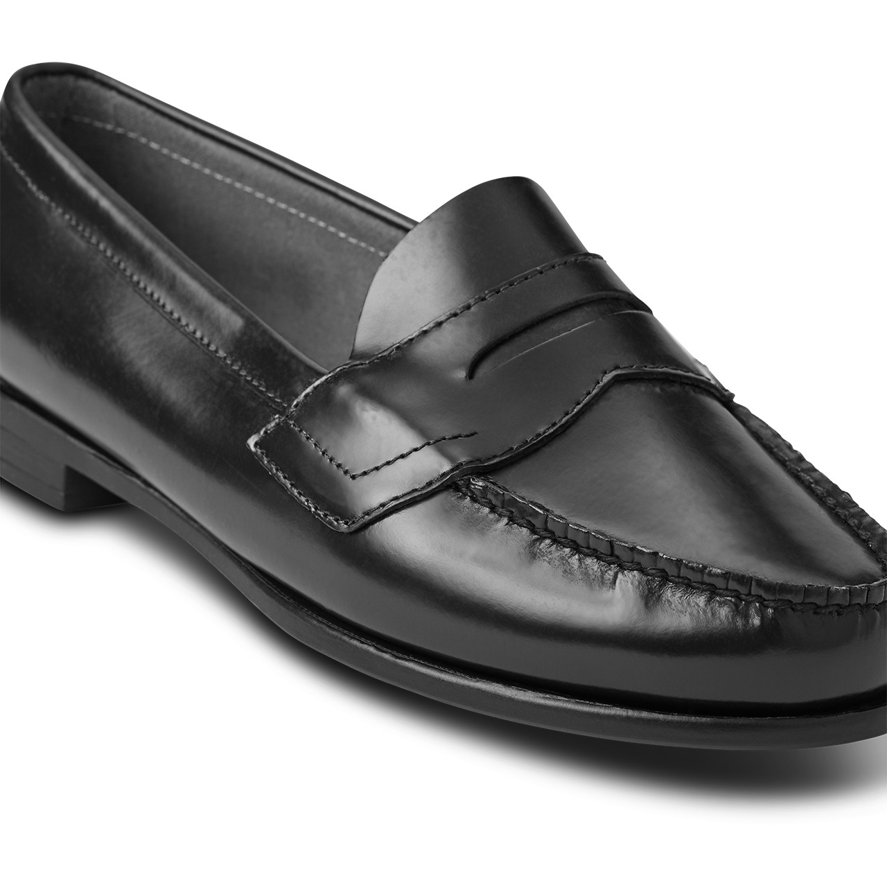 Women's Penny Loafer [VA050-3921BKW-BLACK] - FlynnO'Hara Uniforms