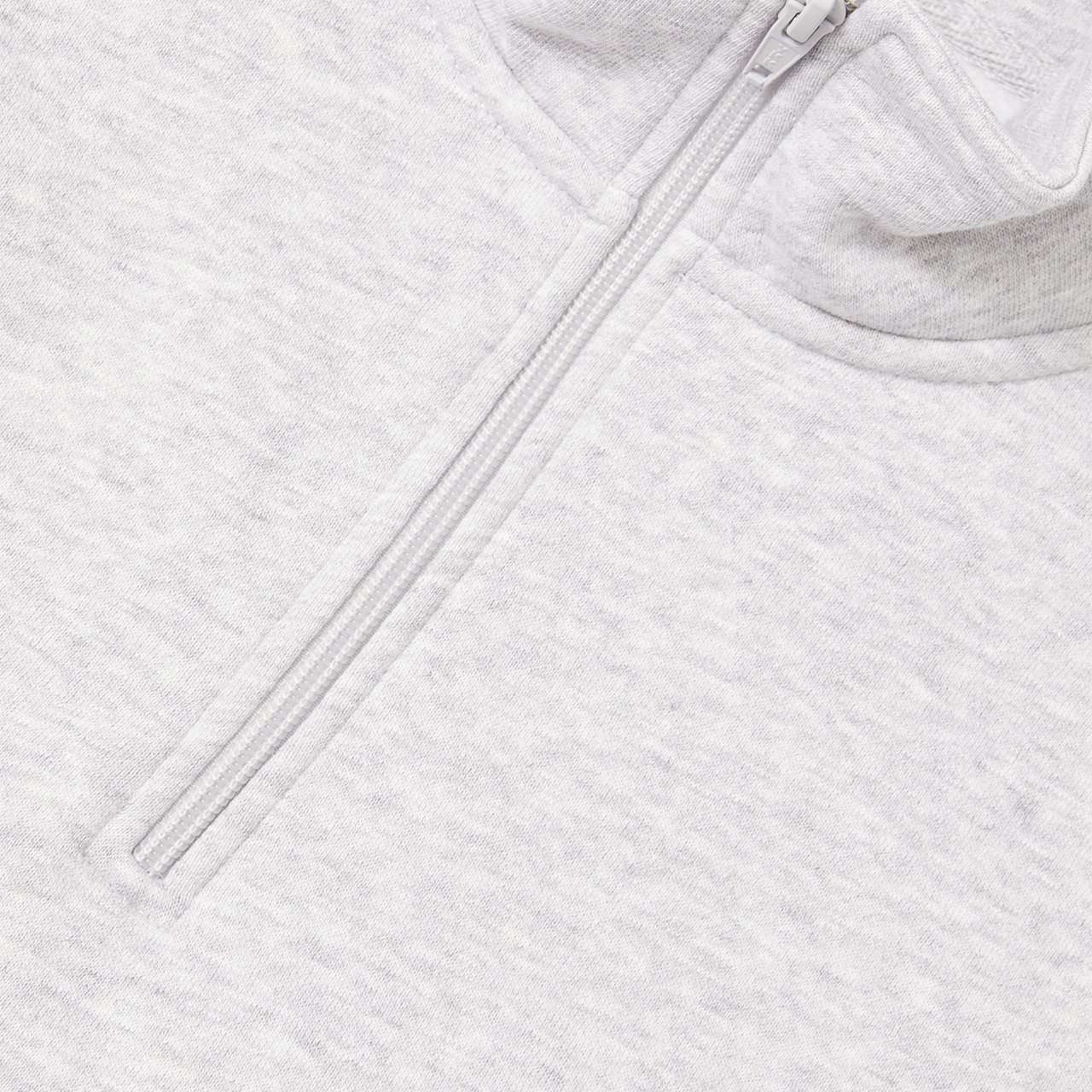 1/4 Zip Sweatshirt with heat transferred logo [NY693-ST253