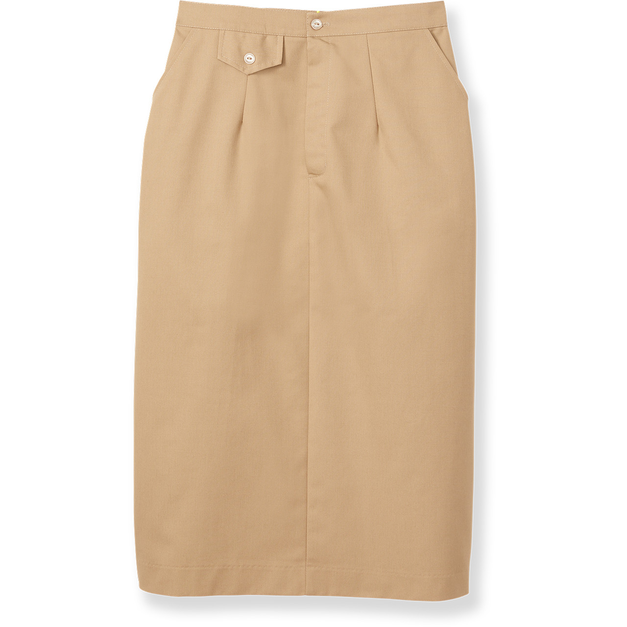 A-line Midi Skirt [PA733-52-5-KHAKI] - FlynnO'Hara Uniforms