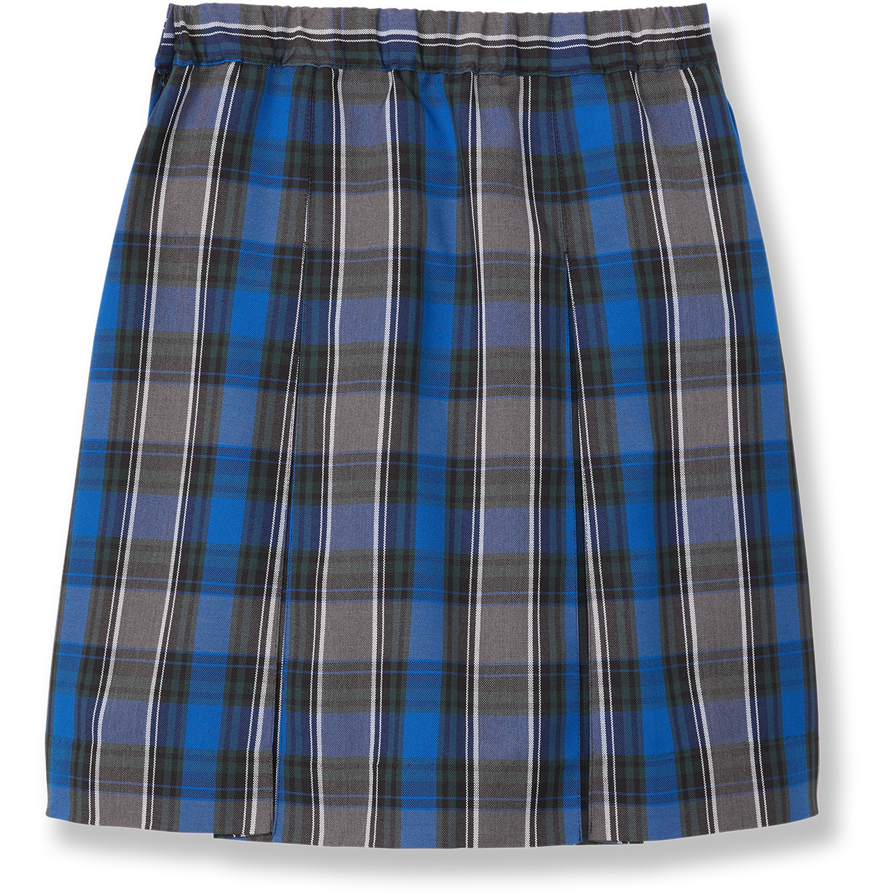 Pleated Skirt with Elastic Waist [OK009-34-22-BL/GREY