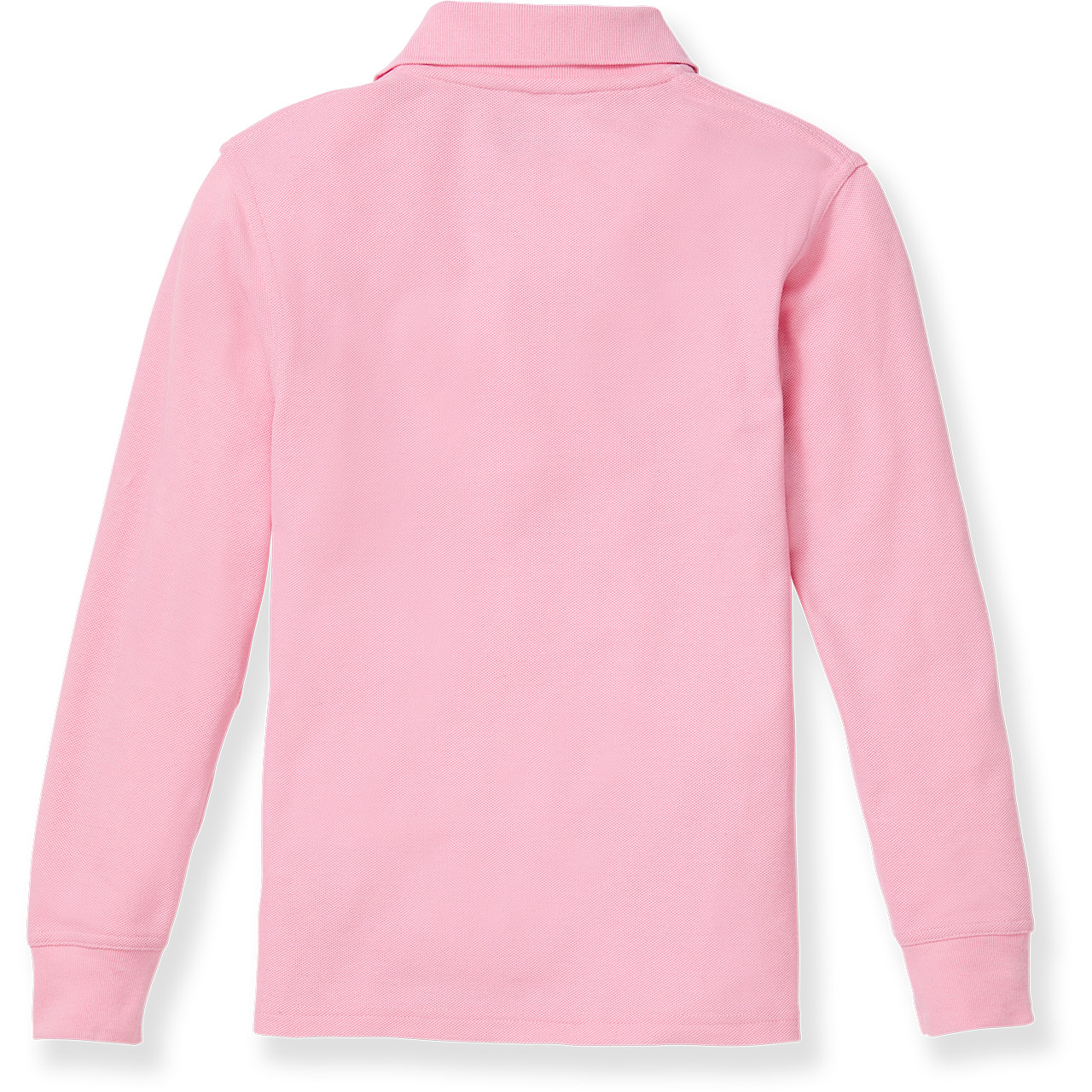 Long Sleeve Polo Shirt with embroidered logo [TX024-KNIT/WWT-PINK]