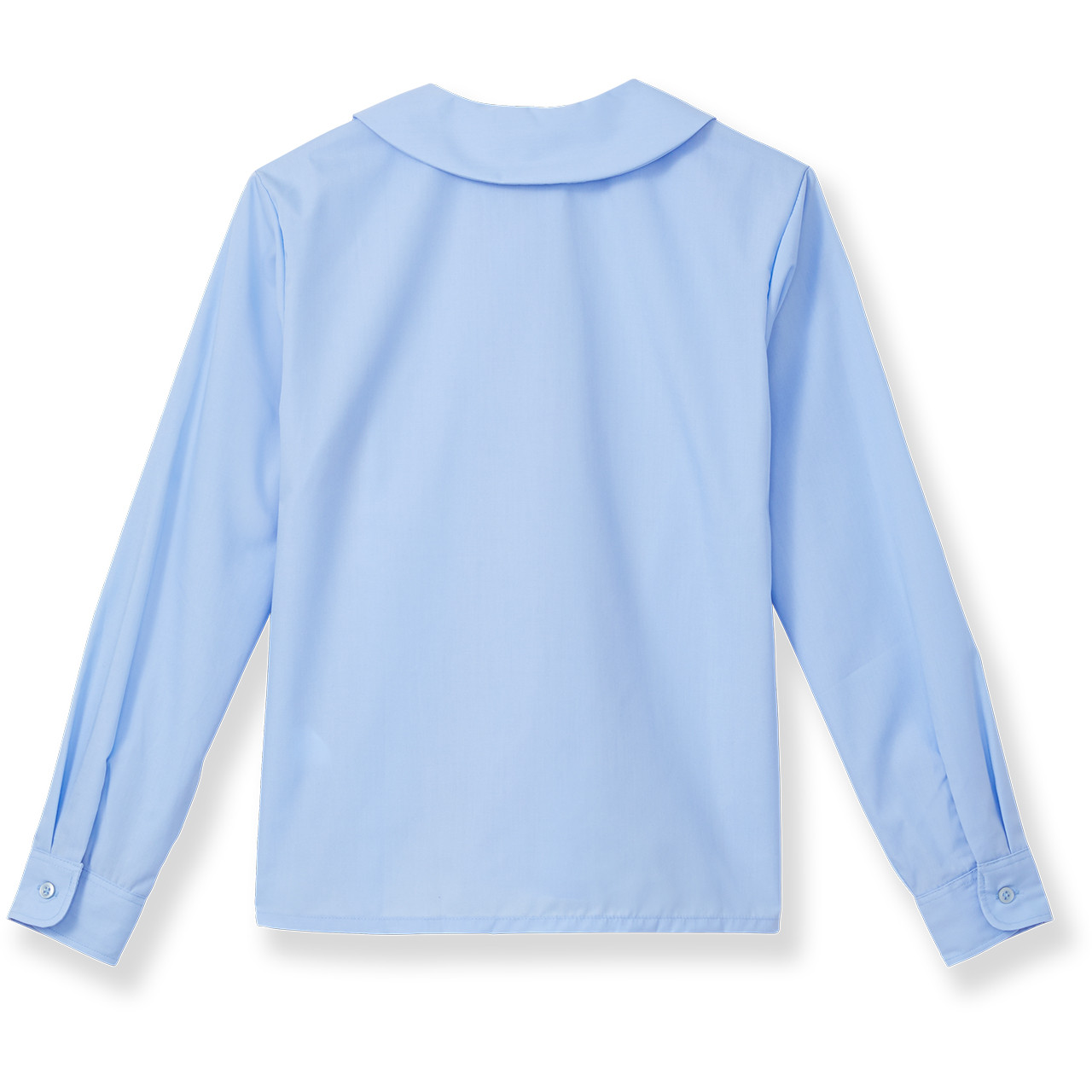 Long Sleeve Peterpan Collar Blouse [PA155-351-BLUE] - FlynnO