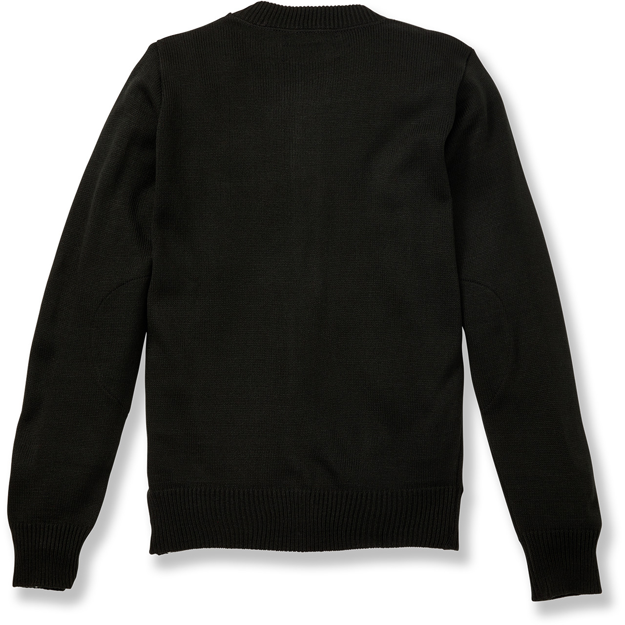 Crewneck Cardigan [AK009-6000-BLACK] - FlynnO'Hara Uniforms