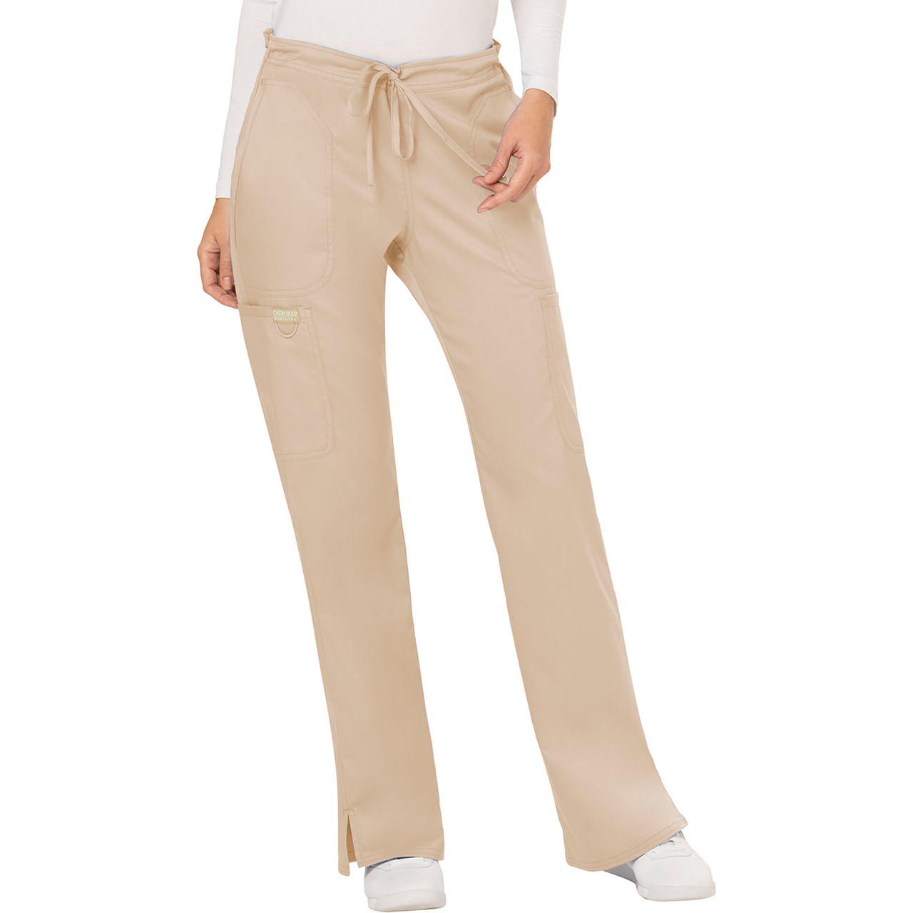 Revo Midrise Flare Ladies Pant [VA130-WW120-KHAKI] - FlynnO'Hara