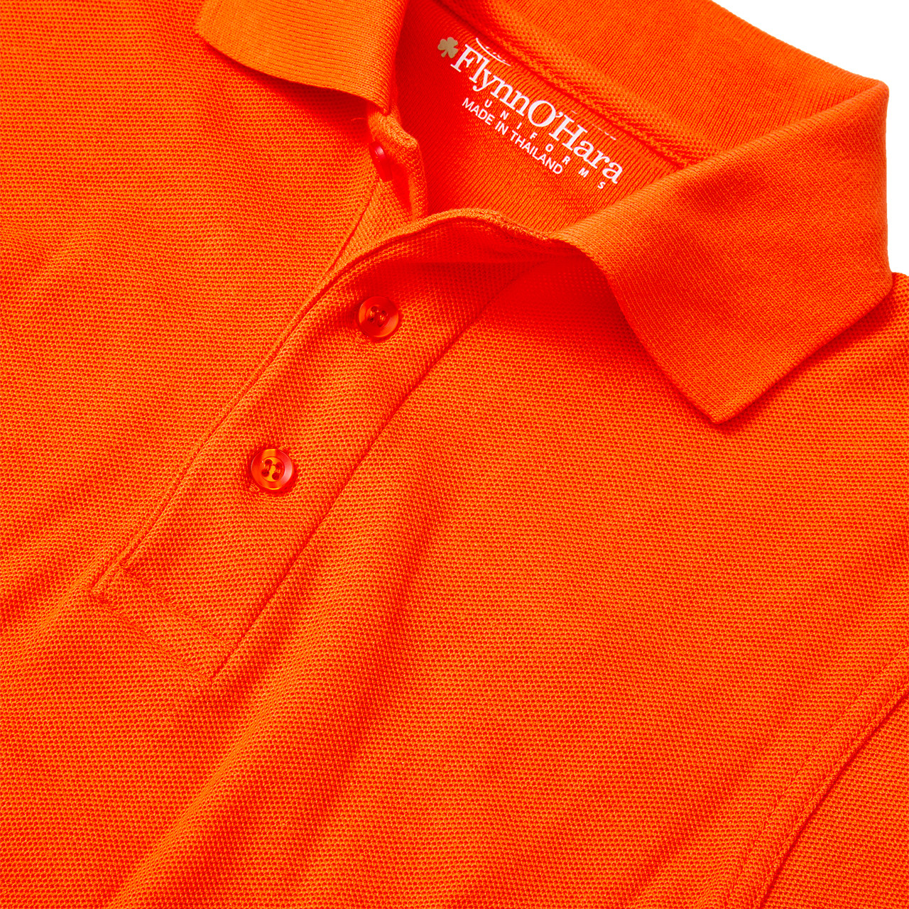 Long Sleeve Polo Shirt [NY370-KNIT-LS-ORANGE] - FlynnO'Hara Uniforms