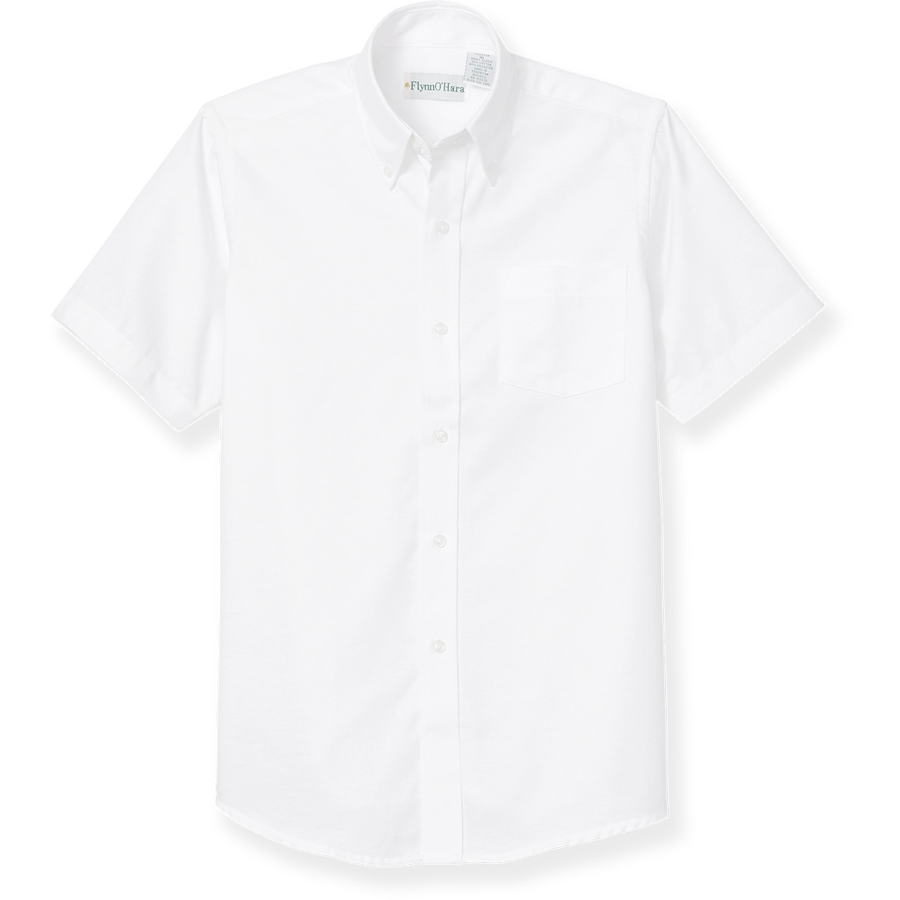 Short Sleeve Oxford Shirt with embroidered logo [MD029-OX-S CSH