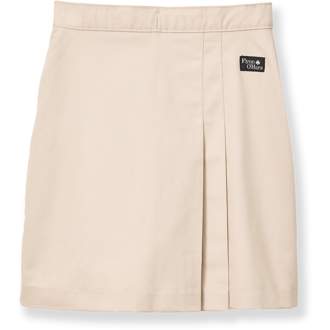 2 Pleat Skort [TX092-2653-KHAKI] - FlynnO'Hara Uniforms