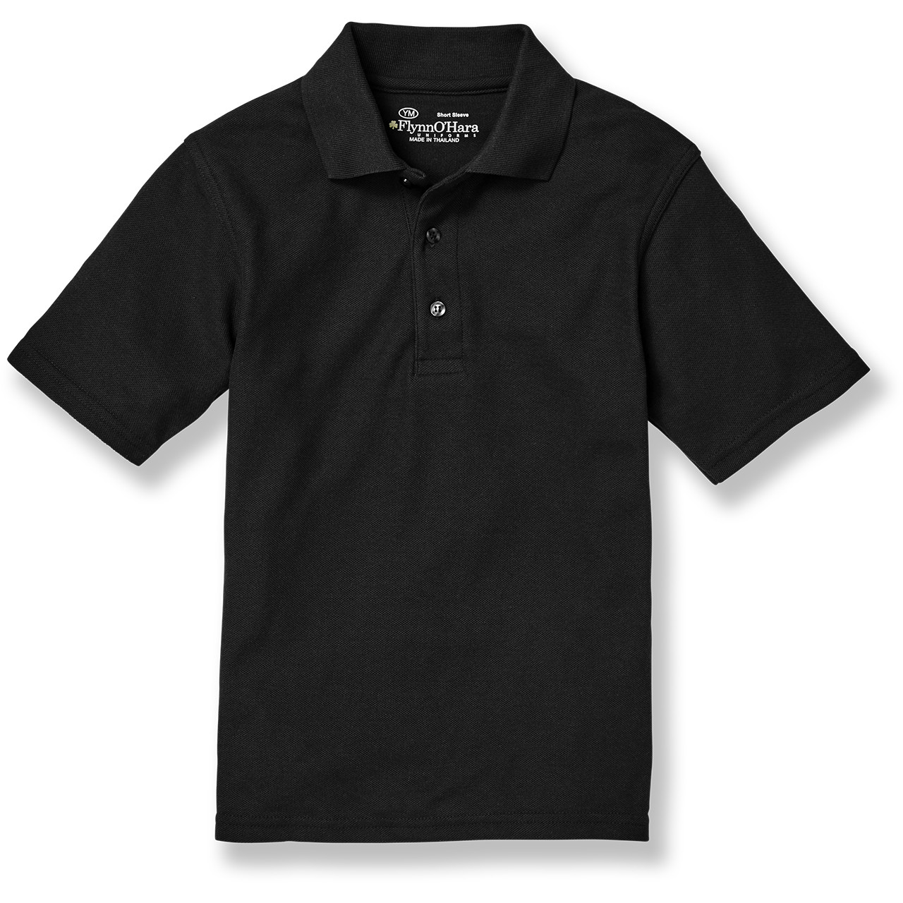 Short Sleeve Polo Shirt with heat transferred logo [NJ253-KNIT-HPS