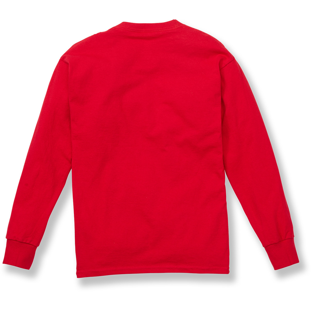 BLK HINO RED DOLPHINS 長袖　3XL Long Sleeve T-Shirt with heat transferred logo [NY313-366/HAP-RED