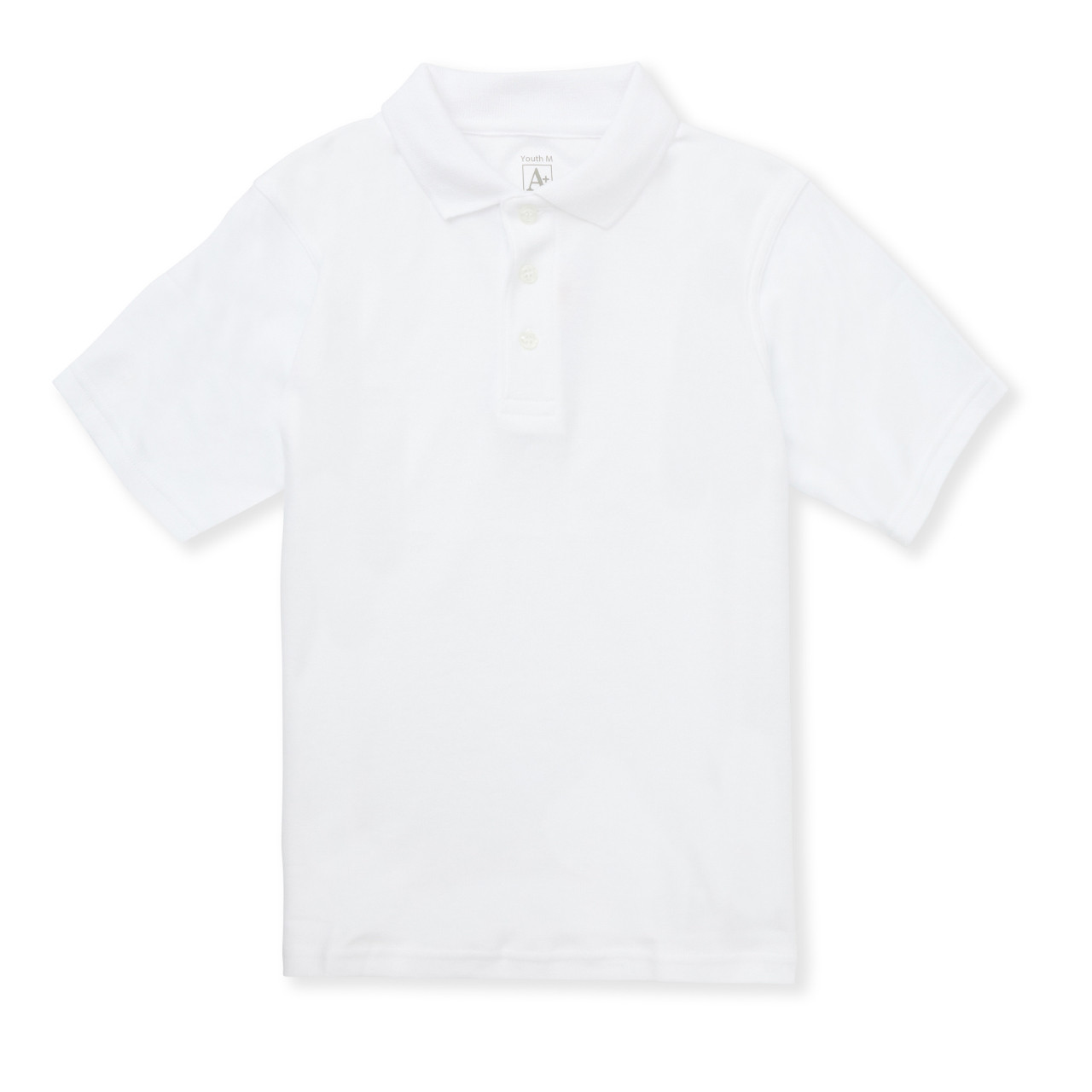 Short Sleeve Heavy-weight Polo Shirt [AK007-8439-WHITE