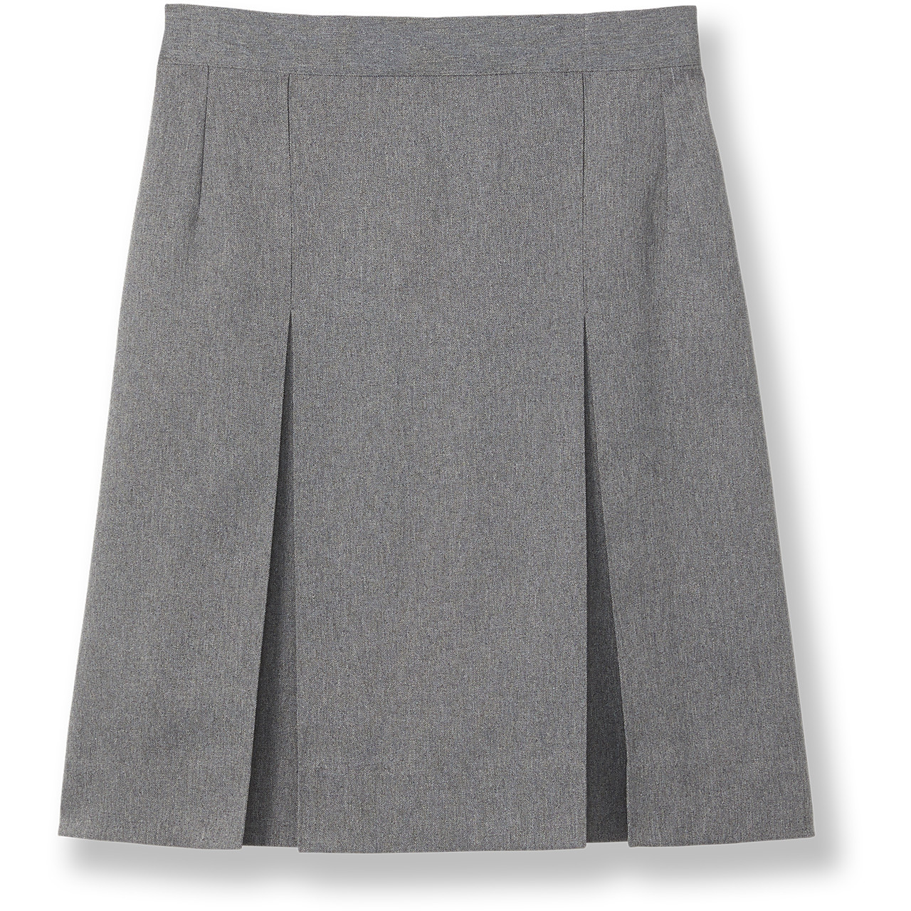 Pleated Skirt with Elastic Waist [PA080-33-7-GREY] - FlynnO'Hara