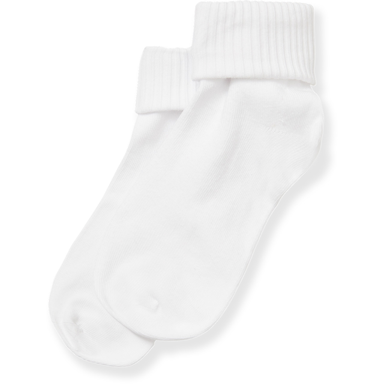 Triple Roll Down Sock [TX059-1256-WHITE] - FlynnO'Hara Uniforms