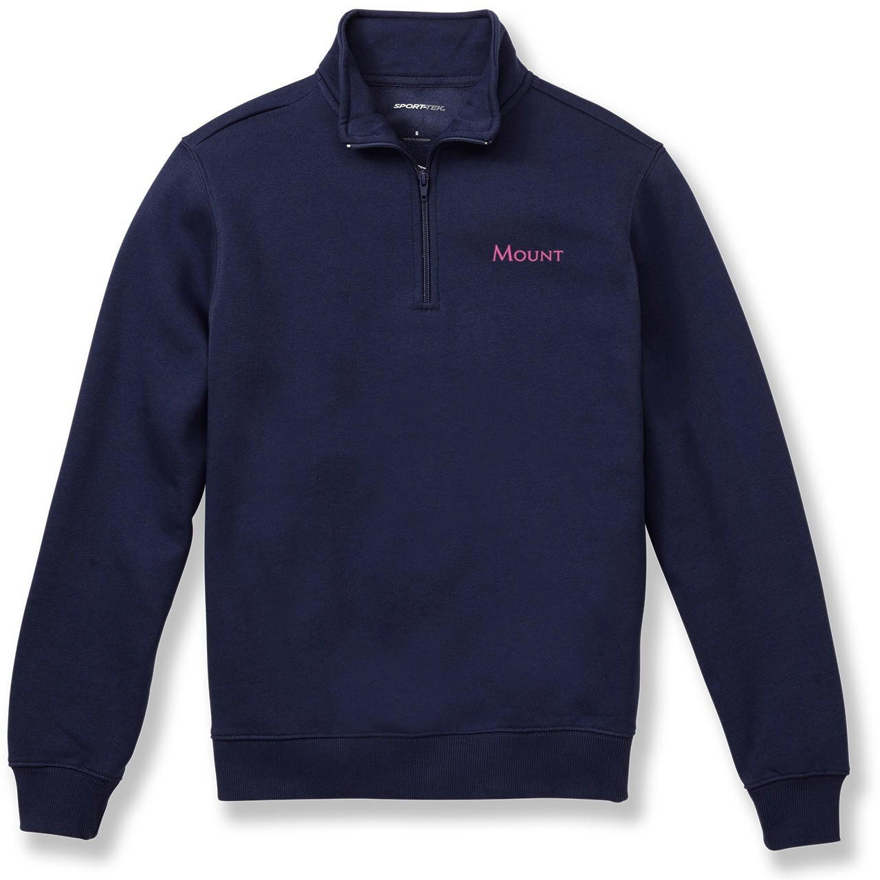 1/4 Zip Sweatshirt with embroidered logo [TX018-ST253DSC-NAVY