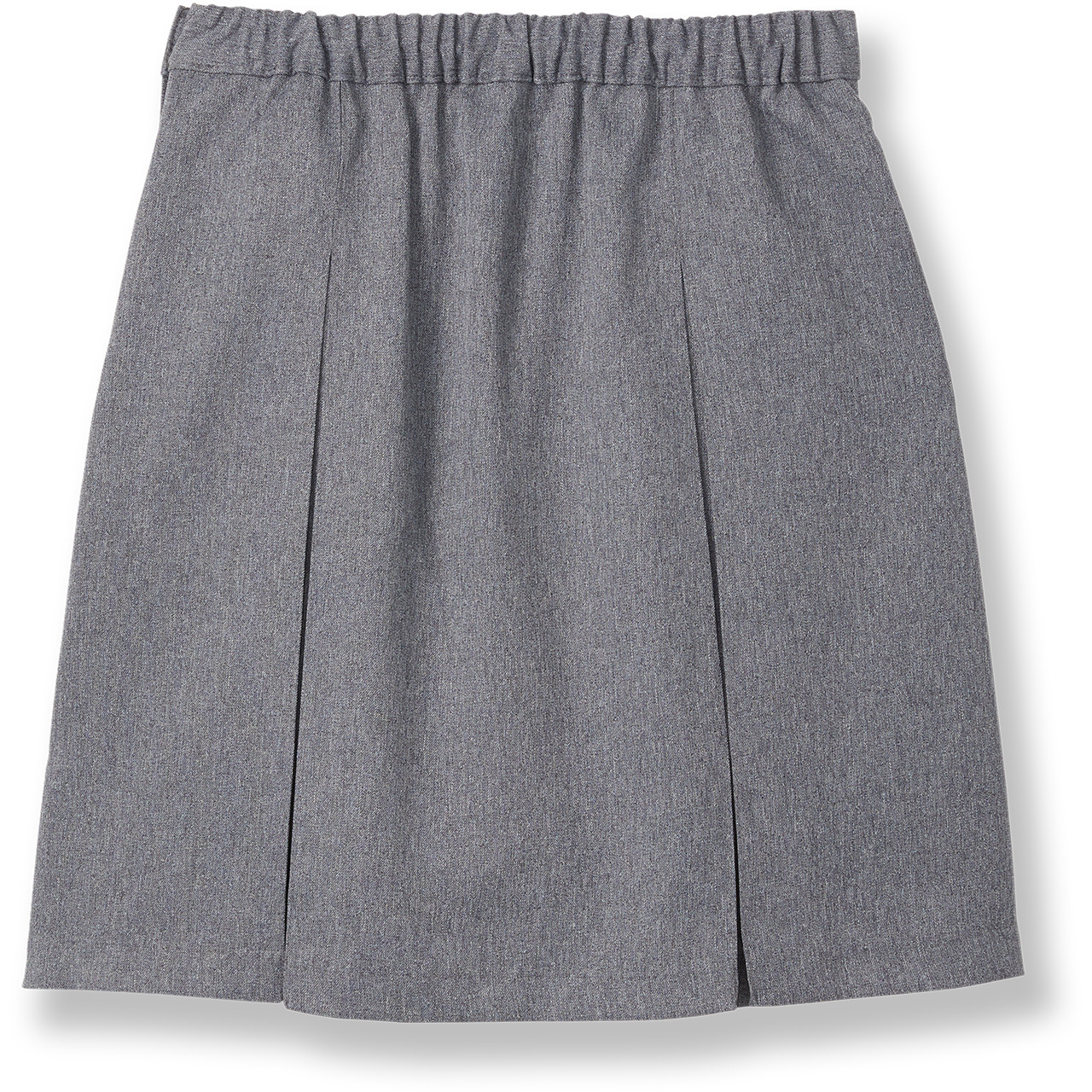 Pleated Skirt with Elastic Waist [NJ313-34-8-GREY] - FlynnO'Hara
