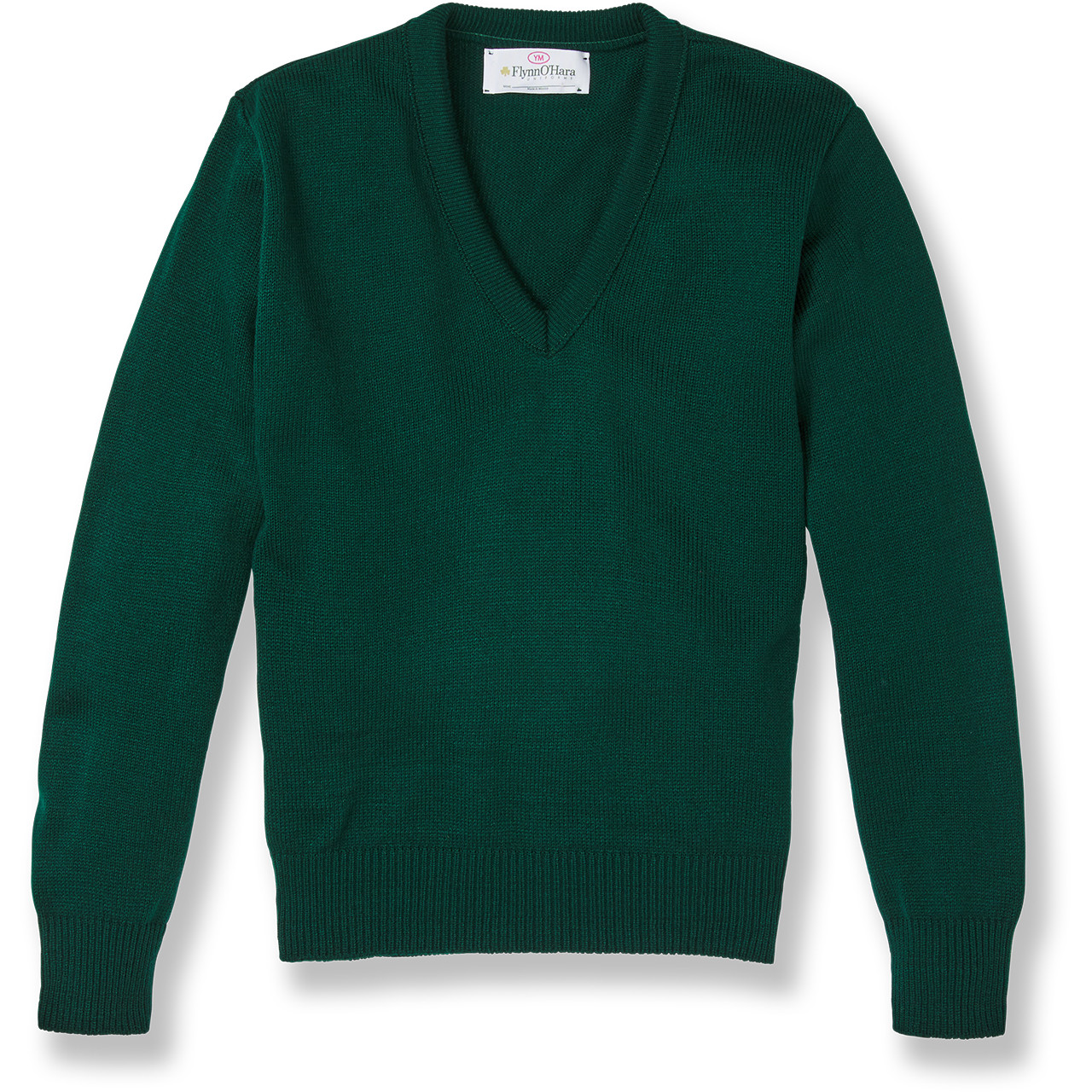 V-Neck Pullover Sweater [NY339-6500-GREEN] - FlynnO'Hara